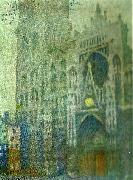 Claude Monet katedralen i rouen painting